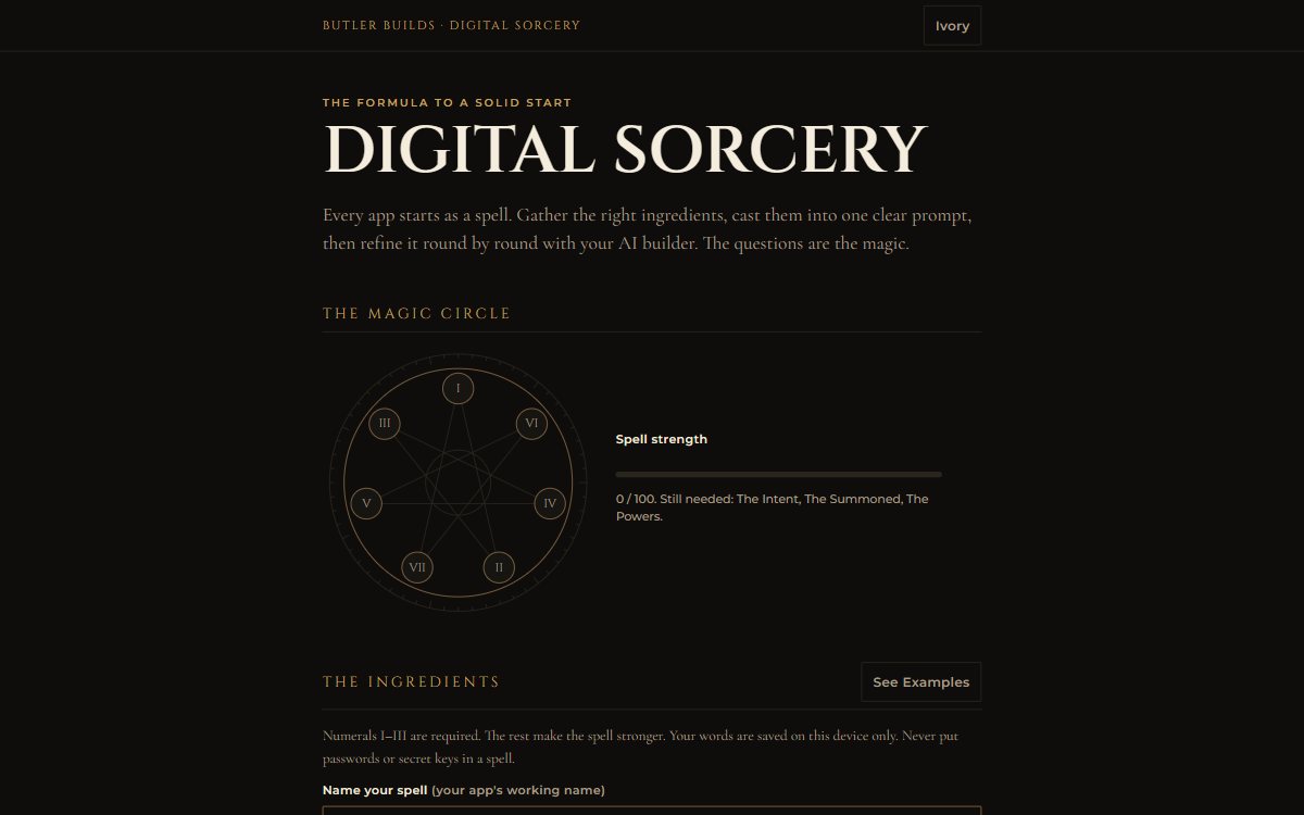 Screenshot of Digital Sorcery
